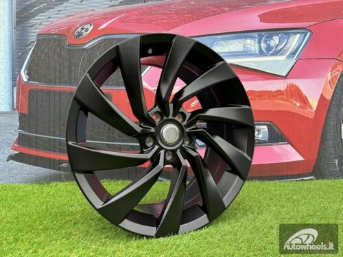 Ratlankis R19x8  5X112  ET  40  57.1  B5083  (IN1072)  Black Half Matt (BLHM)  For VW  (K8)