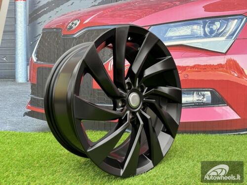 Ratlankis R19x8  5X112  ET  40  57.1  B5083  (IN1072)  Black Half Matt (BLHM)  For VW  (K8)