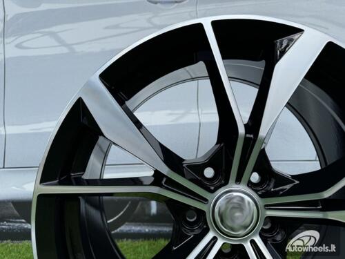 Ratlankis R20x8  5X112  ET  41  57.1  B5808  (IN5595)  Black Polished (MB)  For VW  (K8+P1)