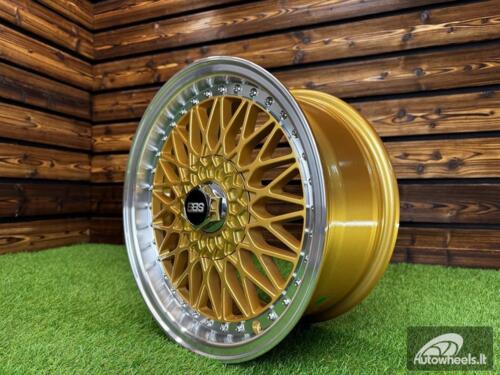 Ratlankis R15x7  4X100  ET  35  73.1  BY479  (BK5616)  Gold+Polished (YP)  For RACIN  (R+Z4)  (BBS Style)
