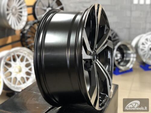 Ratlankis R20x8.5  5X112  ET  38  66.5  B5873  (IN5564)  Black Polished (MB)  For AUD  (P1)