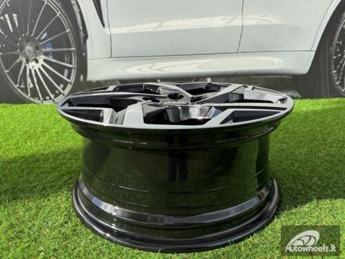 Ratlankis R18x7.5  5X114.3  ET  51  67.1  YF5700  Black Polished (MB)  For KIA  (P1)  (HYBRID FORGED New Model)
