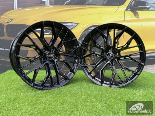 Ratlankis R22x10.5  5X112  ET  18  66.5  HX015F  (3S5981)  Black (BL)  For HAXER  (P)  (HYBRID FORGED)