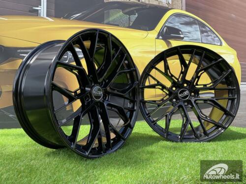 Ratlankis R22x10.5  5X112  ET  18  66.5  HX015F  (3S5981)  Black (BL)  For HAXER  (P)  (HYBRID FORGED)