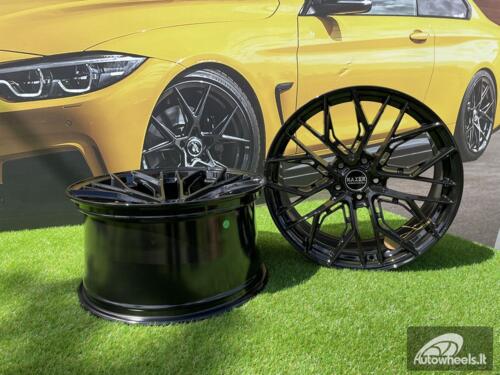 Ratlankis R22x10.5  5X112  ET  18  66.5  HX015F  (3S5981)  Black (BL)  For HAXER  (P)  (HYBRID FORGED)