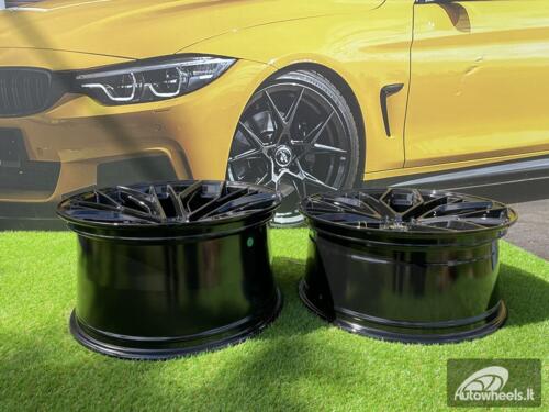 Ratlankis R22x10.5  5X112  ET  18  66.5  HX015F  (3S5981)  Black (BL)  For HAXER  (P)  (HYBRID FORGED)