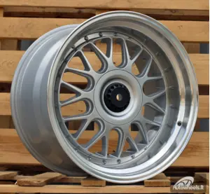 Ratlankis R19x11  5X120  ET  25  74.1  XE244  Silver+Polished Lip (SP)  For BMW  (P1)  (BBS Style Front+Rear)