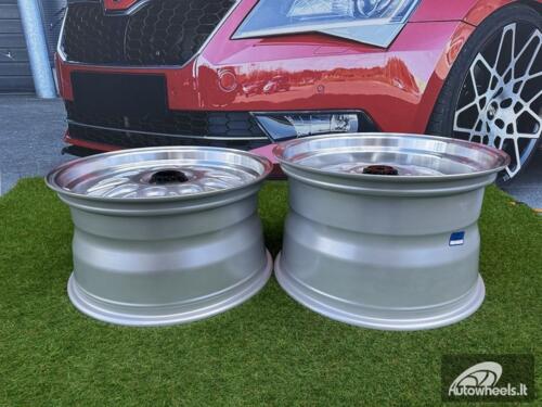 Ratlankis R19x9.5  5X120  ET  35  72.6  XE244  Silver+Polished Lip (SP)  For BMW  (P1+P2)  (BBS Style Front+Rear)