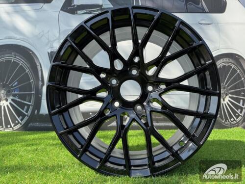 Ratlankis R17x7.5  5X120  ET  34  72.6  XE235  Black (BL)  For BMW  (P1)