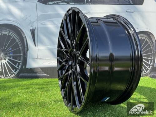 Ratlankis R17x7.5  5X120  ET  34  72.6  XE235  Black (BL)  For BMW  (P1)