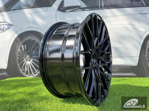 Ratlankis R17x7.5  5X120  ET  34  72.6  XE235  Black (BL)  For BMW  (P1)