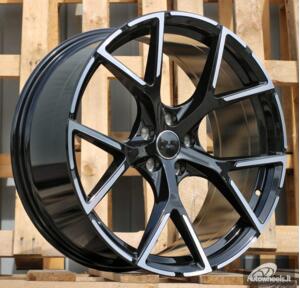 Ratlankis R17x7.5  5X112  ET  36  66.5  3S5997  Black Polished (MB)  For AUD  (P)  (HYBRID FORGED)