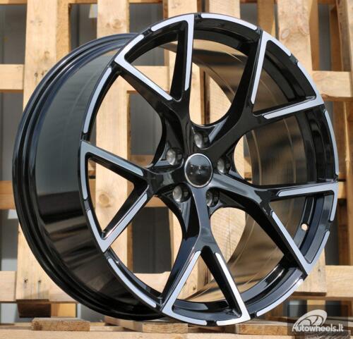 Ratlankis R17x7.5  5X112  ET  36  66.5  3S5997  Black Polished (MB)  For AUD  (P)  (HYBRID FORGED)