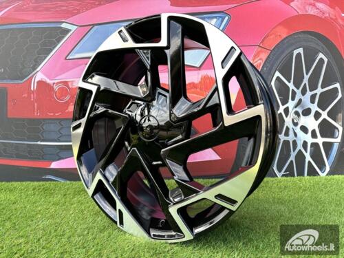 Ratlankis R19x7.5  5X114.3  ET  51  67.1  B1927  (BK1223)  Black Polished (MB)  For KIA  (P+Z4)  (HYBRID FORGED NEW Model SPORTAGE)