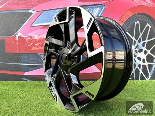 Ratlankis R19x7.5  5X114.3  ET  51  67.1  B1927  (BK1223)  Black Polished (MB)  For KIA  (P+Z4)  (HYBRID FORGED NEW Model SPORTAGE)