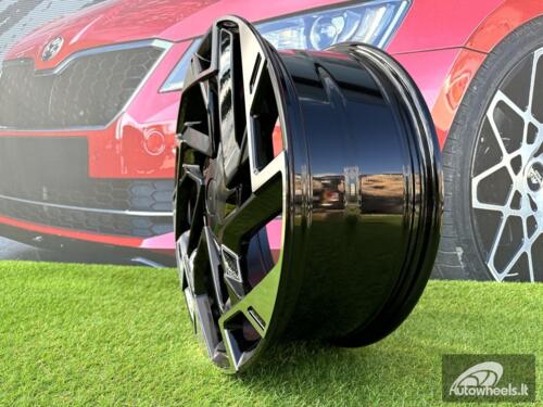 Ratlankis R19x7.5  5X114.3  ET  51  67.1  B1927  (BK1223)  Black Polished (MB)  For KIA  (P+Z4)  (HYBRID FORGED NEW Model SPORTAGE)