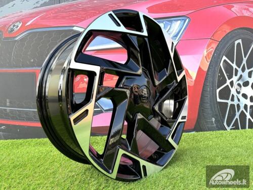 Ratlankis R19x7.5  5X114.3  ET  51  67.1  B1927  (BK1223)  Black Polished (MB)  For KIA  (P+Z4)  (HYBRID FORGED NEW Model SPORTAGE)