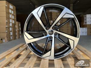 Ratlankis R17x7.5  5X112  ET  36  66.5  XE139  (BK5366)  Black Polished (MB)  For AUD  (P)