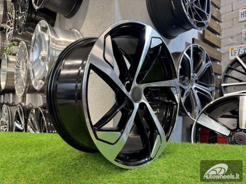 Ratlankis R17x7.5  5X112  ET  36  66.5  XE139  (BK5366)  Black Polished (MB)  For AUD  (P)