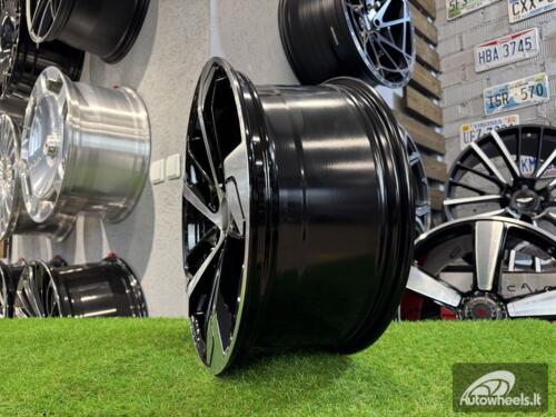Ratlankis R17x7.5  5X112  ET  36  66.5  XE139  (BK5366)  Black Polished (MB)  For AUD  (P)