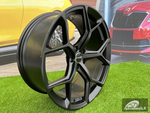 Ratlankis R22x10  5X112  ET  26  66.5  I5598  Black Half Matt (BLHM)  For AUD  (P1)