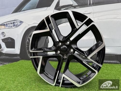 Ratlankis R19x8.5  5X112  ET  38  57.1  Y1243  (YF5667)  Black Polished (MB)  For VW  (P1)  (HYBRID FORGED)