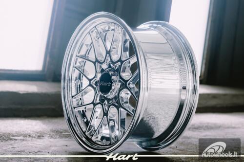 Ratlankis HART HR83 R18X9J 5X114.3/5X120 ET20 CB:74.1 Chrome with Gold Rivets