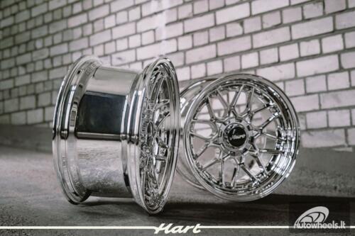 Ratlankis HART HR83 R18X9J 5X114.3/5X120 ET20 CB:74.1 Chrome with Gold Rivets