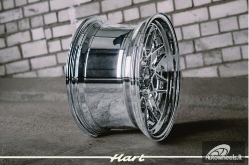 Ratlankis HART HR83 R18X10J 5X114.3/5X120 ET15 CB:74.1 Chrome with Gold Rivets