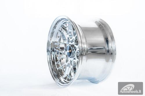 Ratlankis HART HR83 R18X10J 5X114.3/5X120 ET15 CB:74.1 Chrome with Gold Rivets