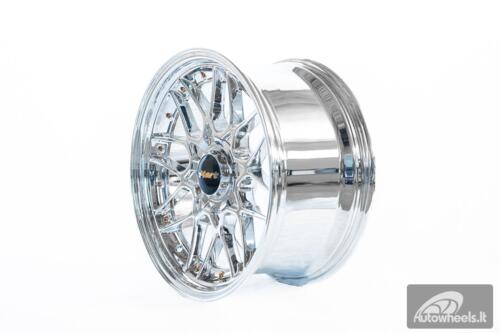 Ratlankis HART HR83 R18X10J 5X114.3/5X120 ET15 CB:74.1 Chrome with Gold Rivets