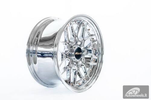 Ratlankis HART HR83 R18X10J 5X114.3/5X120 ET15 CB:74.1 Chrome with Gold Rivets