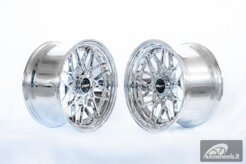 Ratlankis HART HR83 R18X10J 5X114.3/5X120 ET15 CB:74.1 Chrome with Gold Rivets
