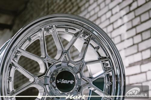 Ratlankis HART HR83 R18X9J 5X114.3/5X120 ET20 CB:74.1 Chrome with Silver Rivets