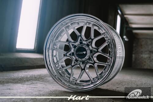 Ratlankis HART HR83 R18X10J 5X114.3/5X120 ET15 CB:74.1 Chrome with Silver Rivets