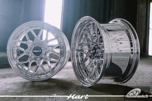 Ratlankis HART HR83 R18X10J 5X114.3/5X120 ET15 CB:74.1 Chrome with Silver Rivets