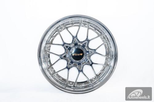 Ratlankis HART HR83 R18X10J 5X114.3/5X120 ET15 CB:74.1 Chrome with Silver Rivets