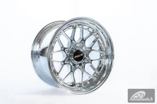 Ratlankis HART HR83 R18X10J 5X114.3/5X120 ET15 CB:74.1 Chrome with Silver Rivets