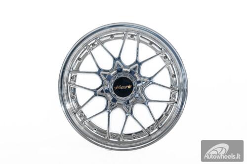 Ratlankis HART HR83 R18X10J 5X114.3/5X120 ET15 CB:74.1 Chrome with Silver Rivets