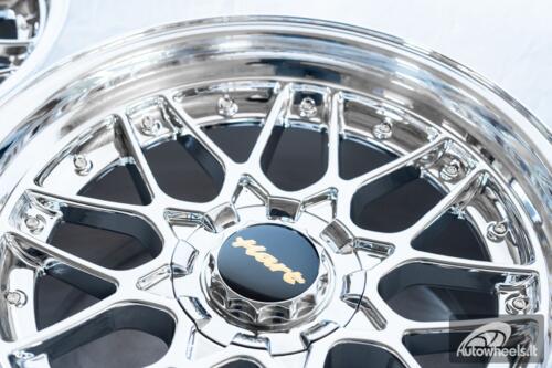 Ratlankis HART HR83 R18X10J 5X114.3/5X120 ET15 CB:74.1 Chrome with Silver Rivets