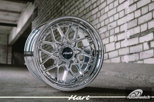 Ratlankis HART HR83 R18X10J 5X114.3/5X120 ET15 CB:74.1 Chrome with Black Rivets