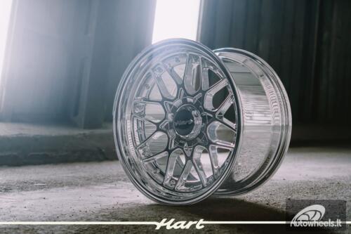 Ratlankis HART HR83 R18X10J 5X114.3/5X120 ET15 CB:74.1 Chrome with Black Rivets