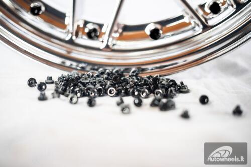 Ratlankis HART HR83 R18X10J 5X114.3/5X120 ET15 CB:74.1 Chrome with Black Rivets