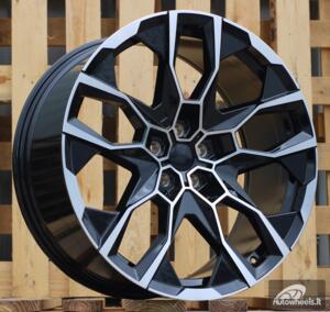 Ratlankis R21x9.5  5X120  ET  26  66.5  I5592  Black Polished (MB)  For BMW  (P1)  (XM G09)