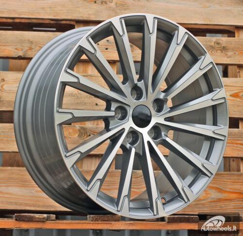Ratlankis R18x8  5X112  ET  45  57.1  YF0446  Grey Polished (MG)  For SKODA  (P1)  (HYBRID FORGED)