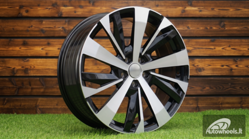 Ratlankis R19x7.5  5X108  ET  42  65.1  YF0449  Black Polished (MB)  For PEUG  (P1)  (HYBRID FORGED)