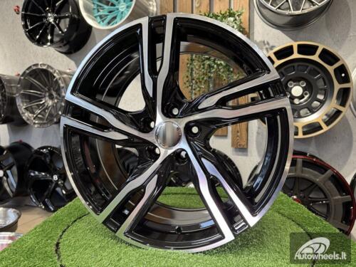 Ratlankis R20x9  5X108  ET  38.5  63.3  FE161  (INDH734)  Black Polished (MB)  For VOLVO  (M)