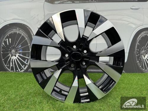 Ratlankis R17x7  5X108  ET  45  65.1  Y1248  Black Polished (MB)  For CITRO  (P)