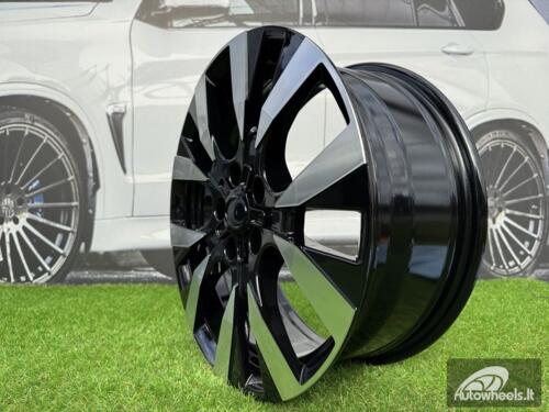 Ratlankis R17x7  5X108  ET  45  65.1  Y1248  Black Polished (MB)  For CITRO  (P)
