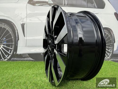 Ratlankis R17x7  5X108  ET  45  65.1  Y1248  Black Polished (MB)  For CITRO  (P)